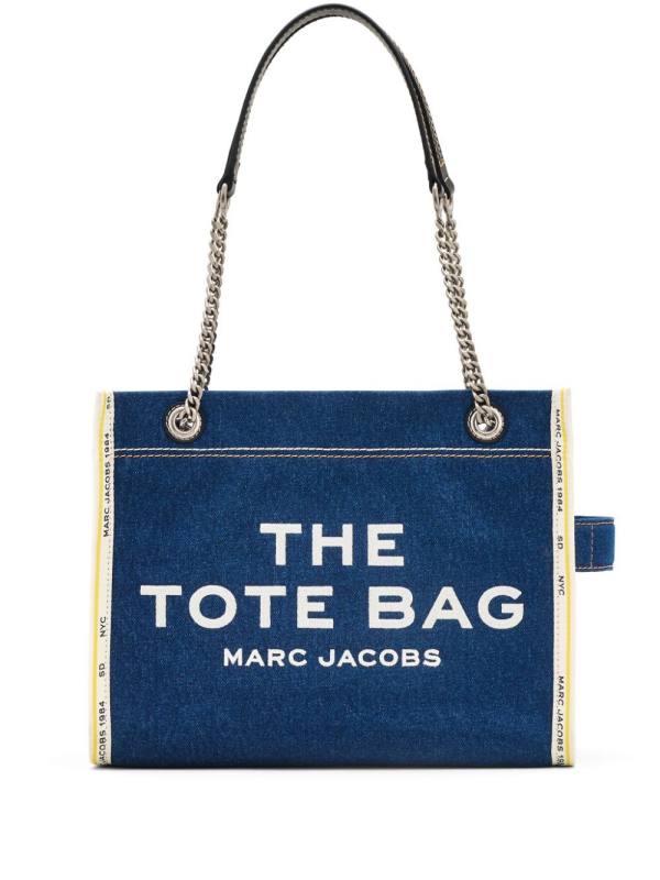 The Medium denim tote bag