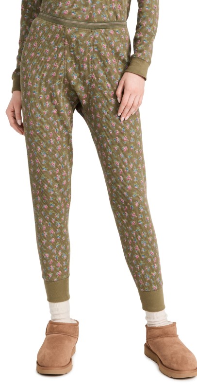 THE GREAT Outdoors The Union Thermal Long Johns cypress floral