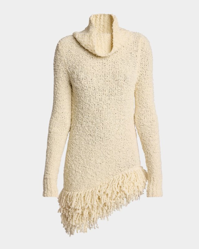 Meloe Fringe Knit Mini Dress