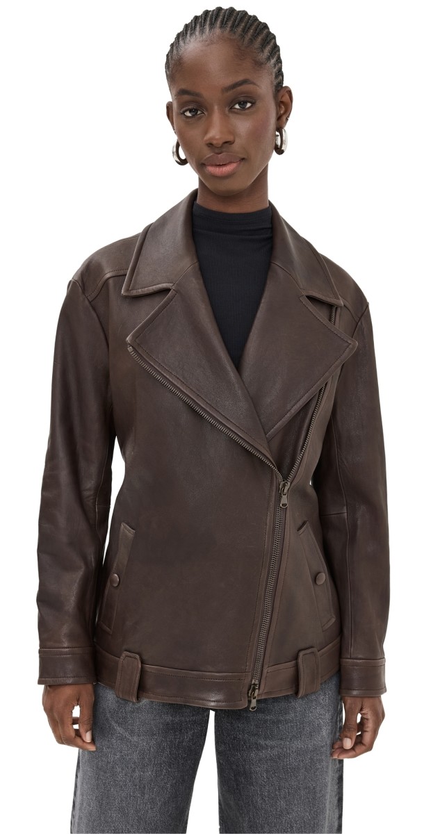 Veronica Beard Thandie Dickey Coat Dark Chocolate