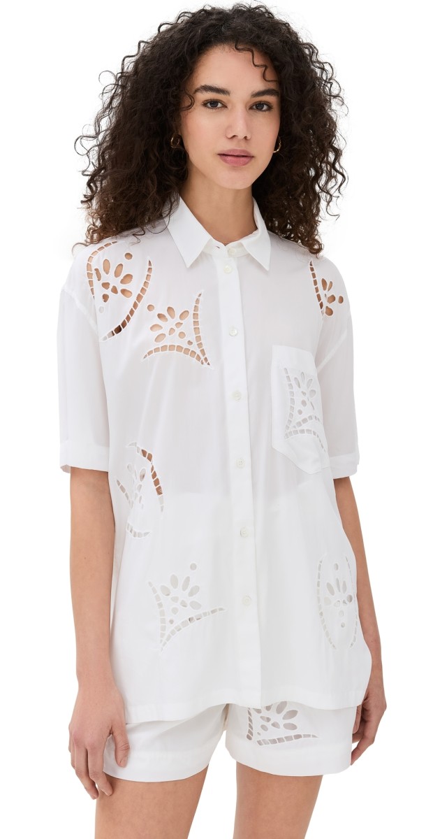 Isabel Marant Bilya Button Down White