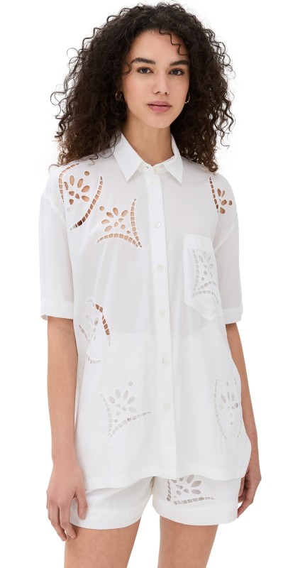 Isabel Marant Bilya Button Down White