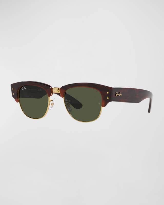 Mega Clubmaster Square Plastic & Crystal Sunglasses