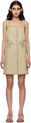 HOLZWEILER Beige Pia Minidress