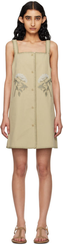 HOLZWEILER Beige Pia Minidress