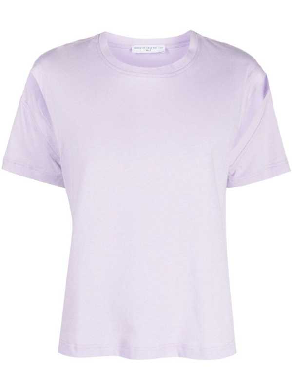 cut-out cotton T-shirt