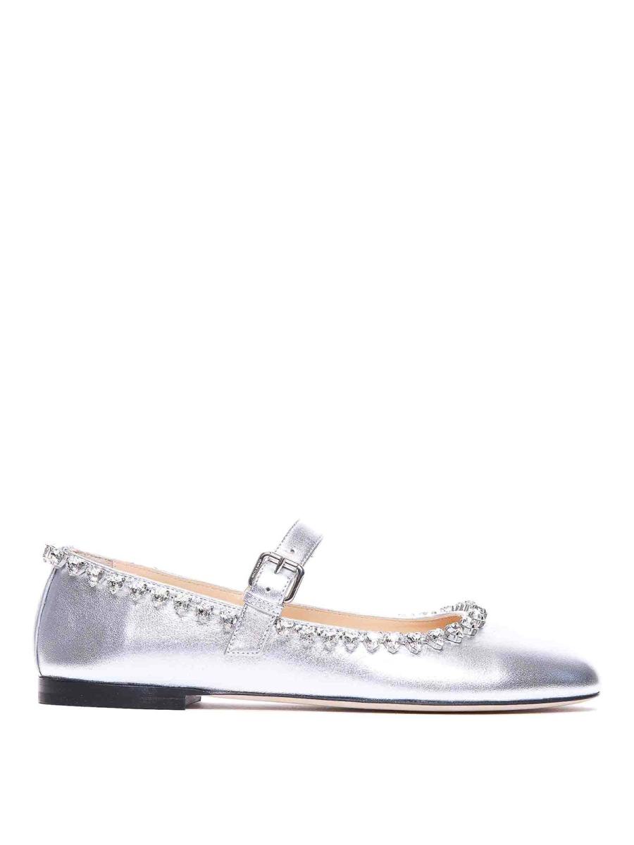 Mach & Mach Ballerines - Argent