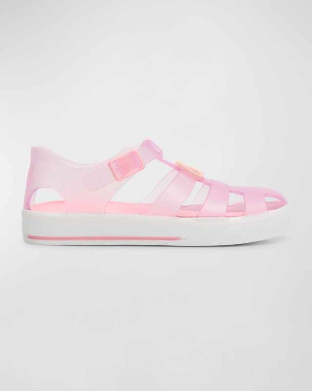 Kid's Logo Caged Jelly Sandals, Baby/Toddler/Kids