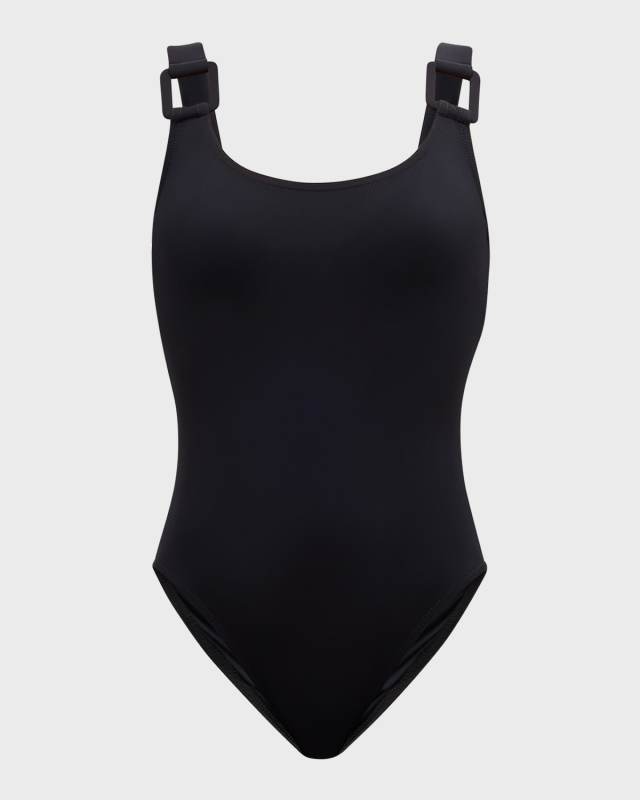 Juni Round-Neck Silent Underwire One-Piece Swimsuit