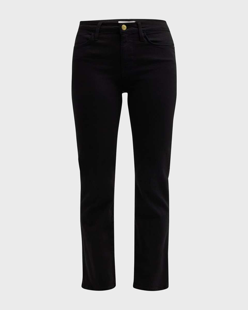 Le High Straight-Leg Cropped Jeans