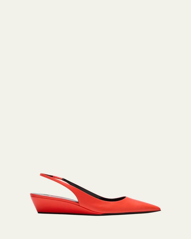 Amber Slingback Demi-Wedge Sandals