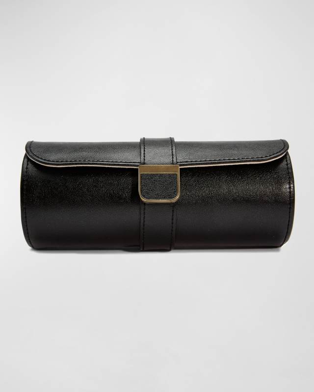 Palermo Double Watch Roll & Jewelry Pouch