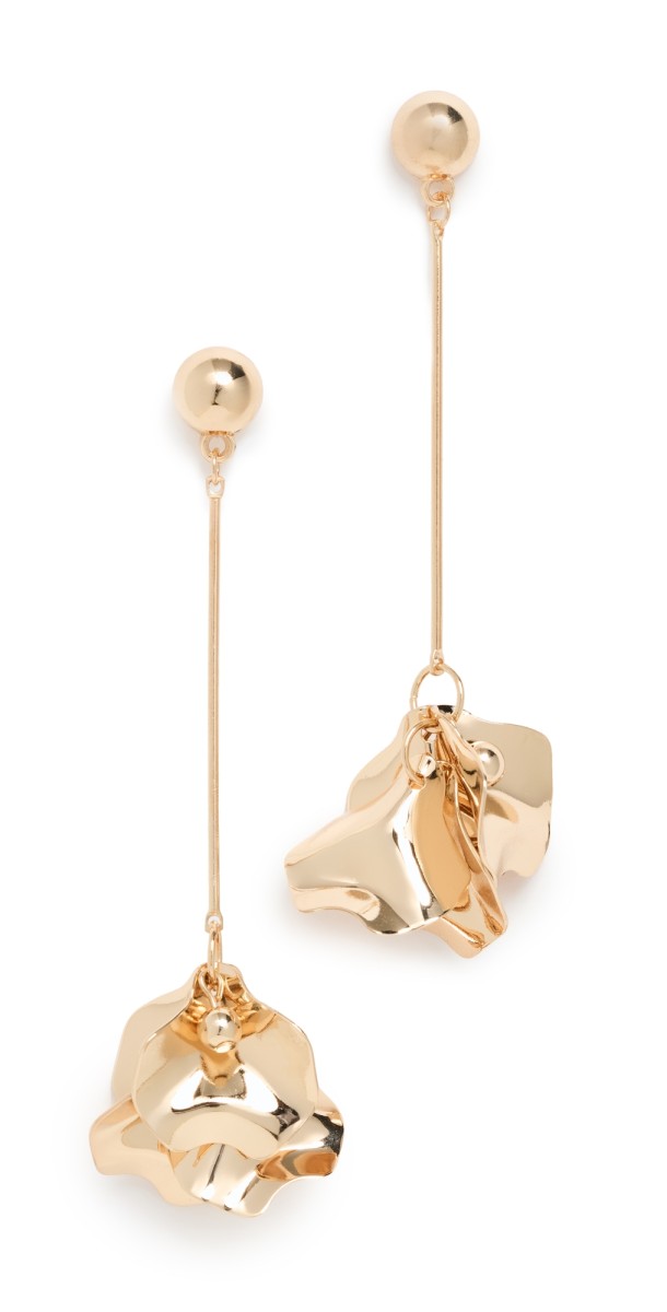 SHASHI Petunia Earrings Gold
