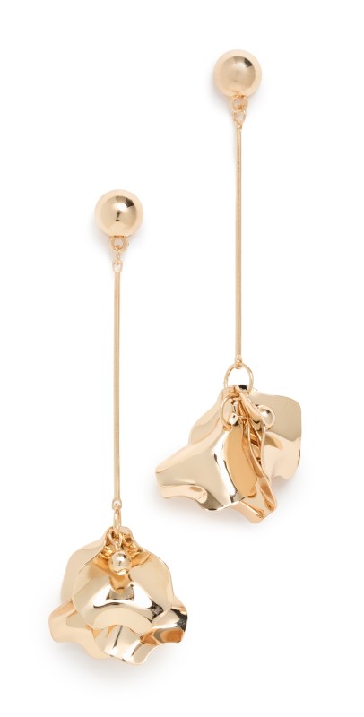 SHASHI Petunia Earrings Gold
