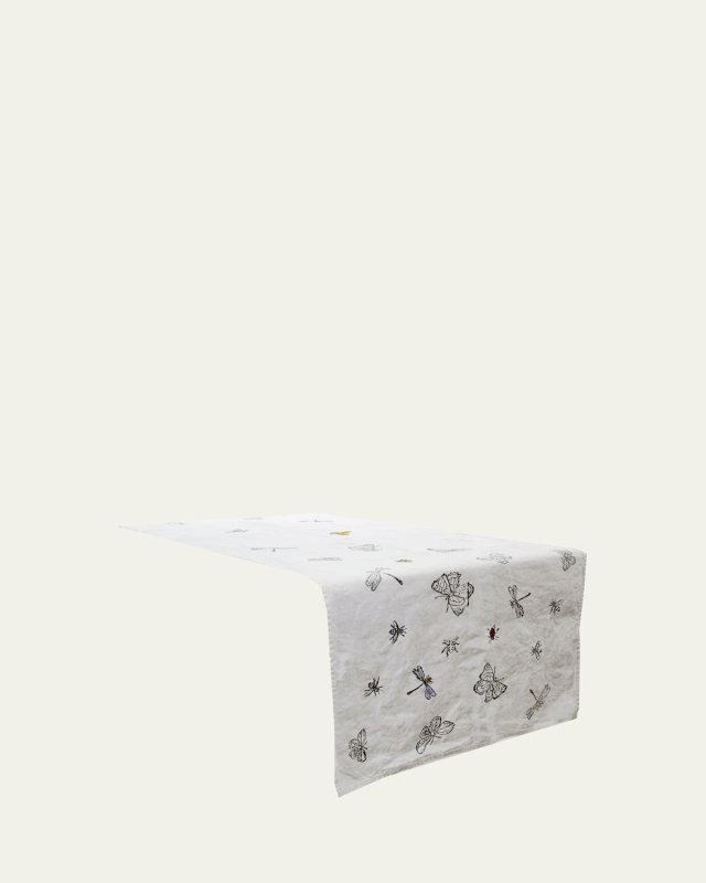 Insetti Linen Runner