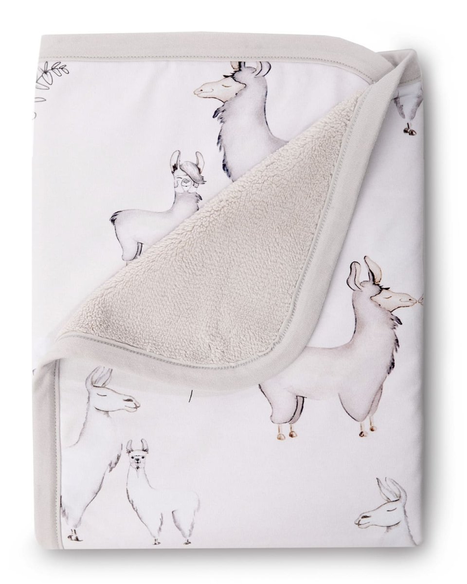 Llama Jersey Cuddle Blanket