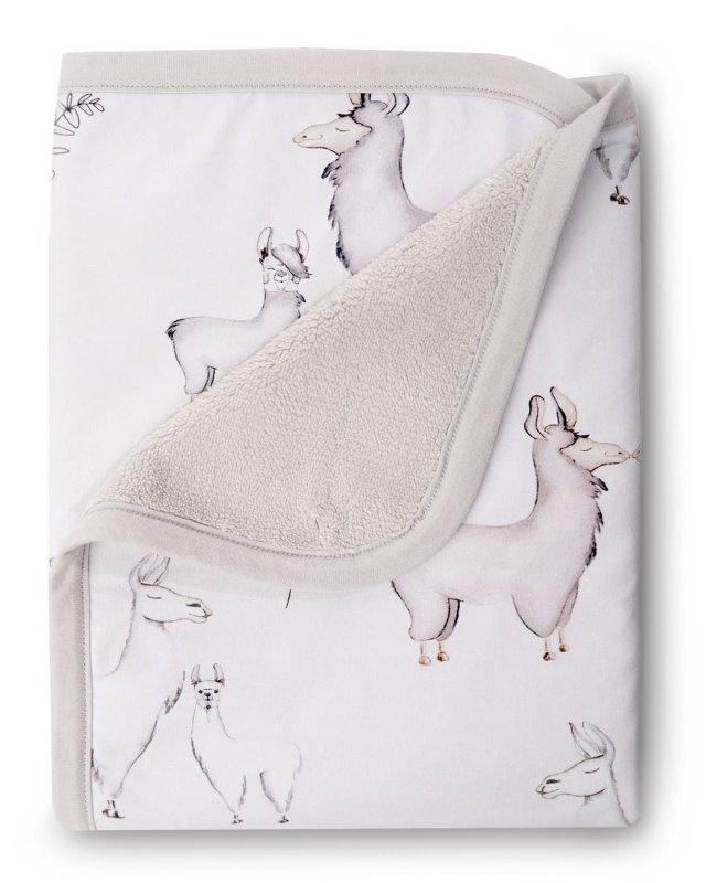 Llama Jersey Cuddle Blanket