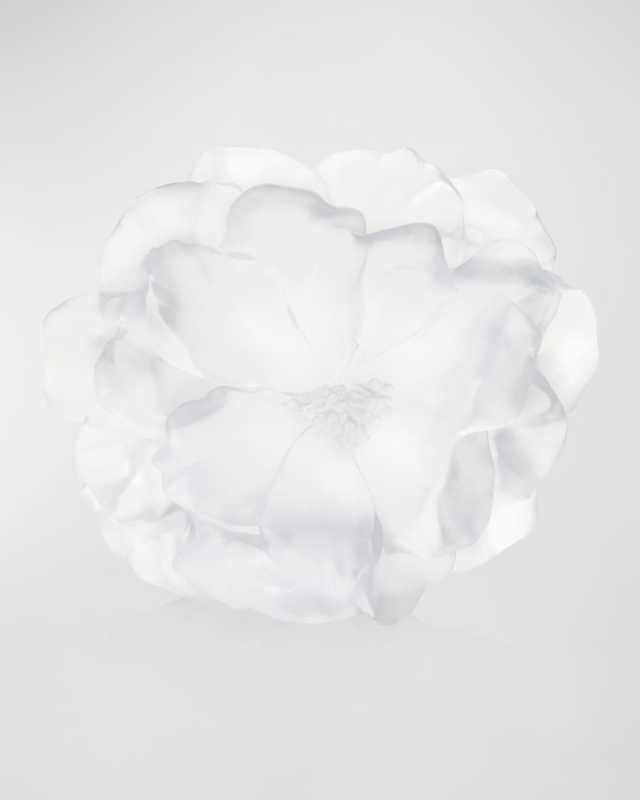 Camelia Large White Vase