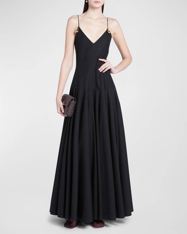 Drop A-Line Cotton Dress