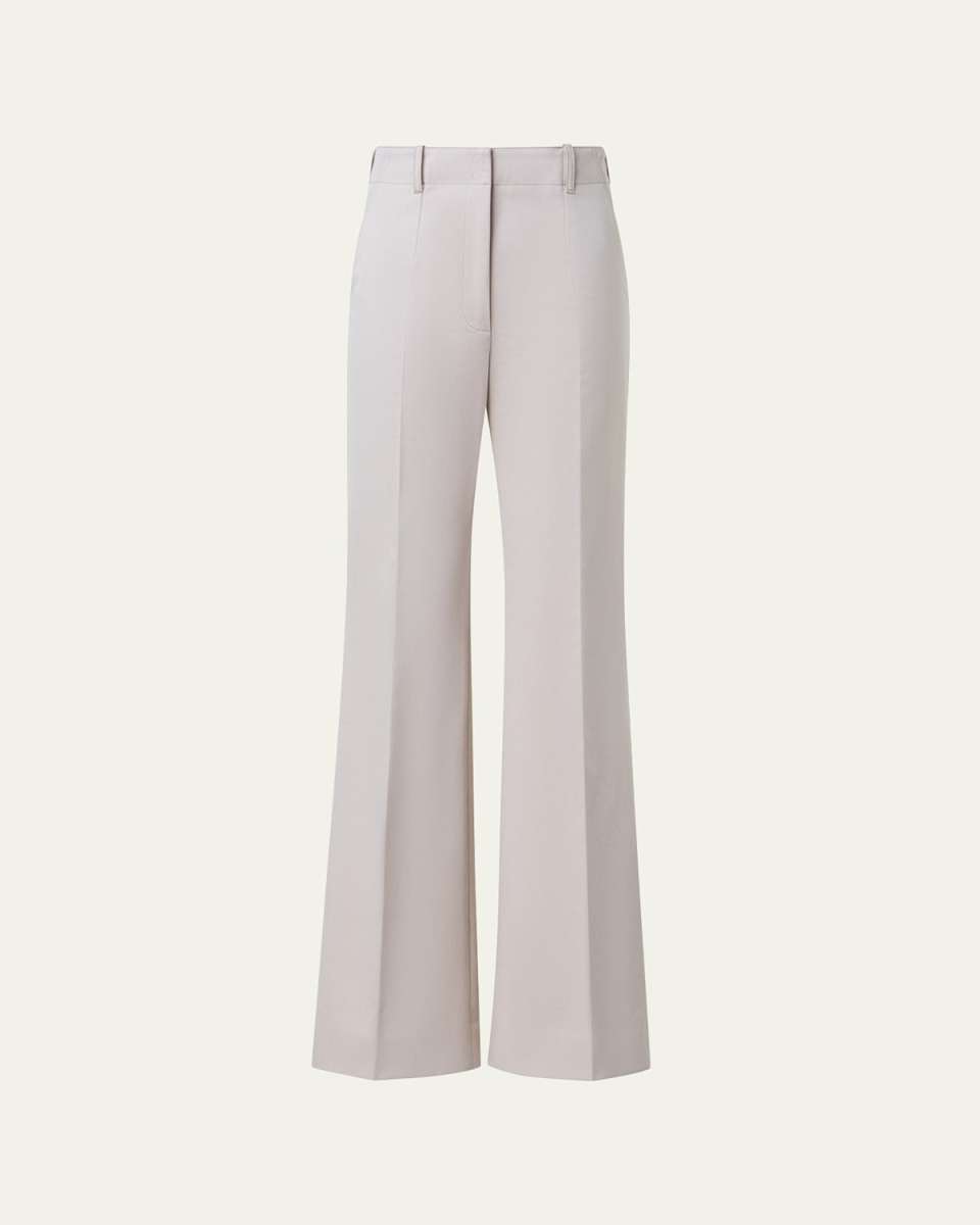 Wide Leg Gabardine Pants