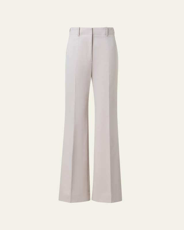 Wide Leg Gabardine Pants