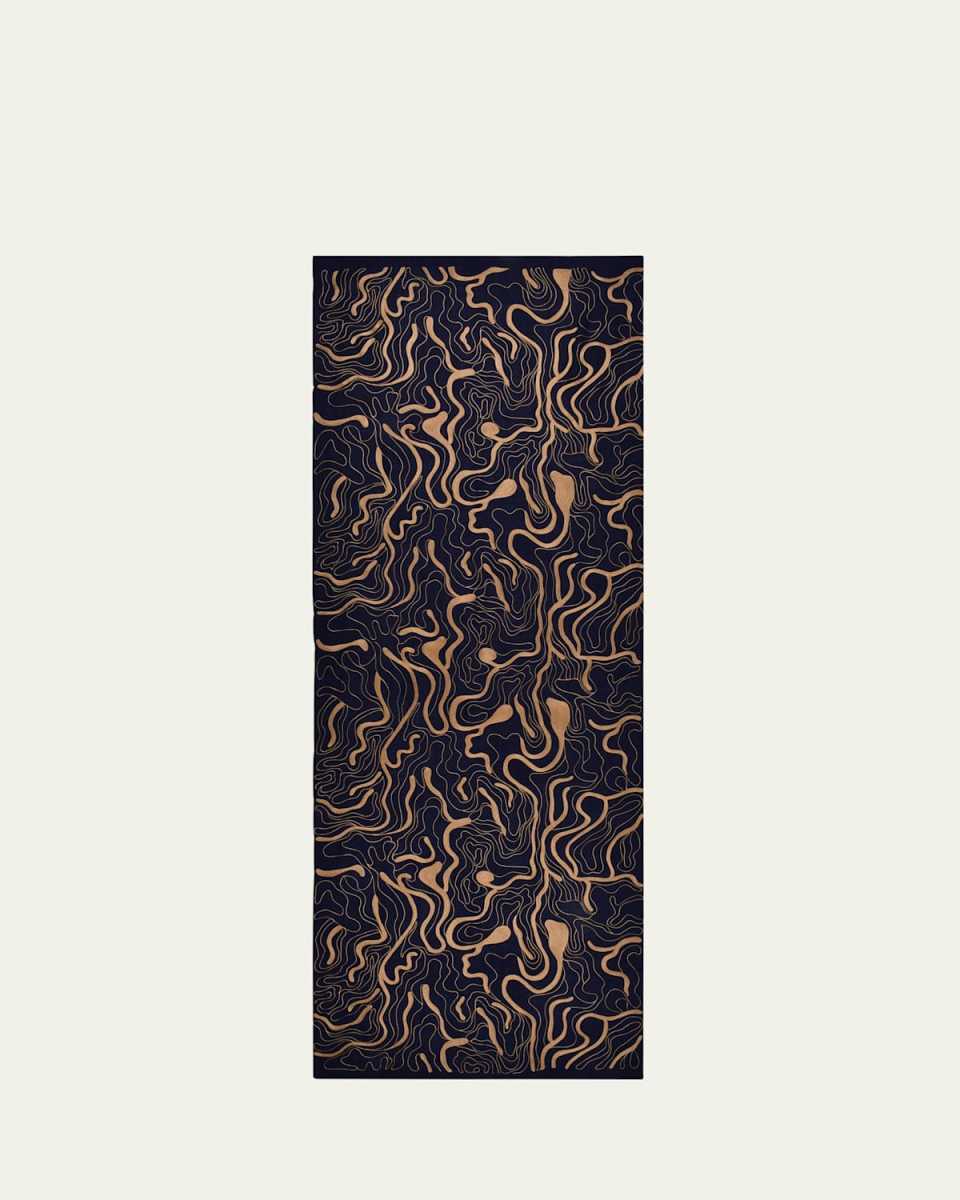 Wavey Cashmere & Silk Scarf