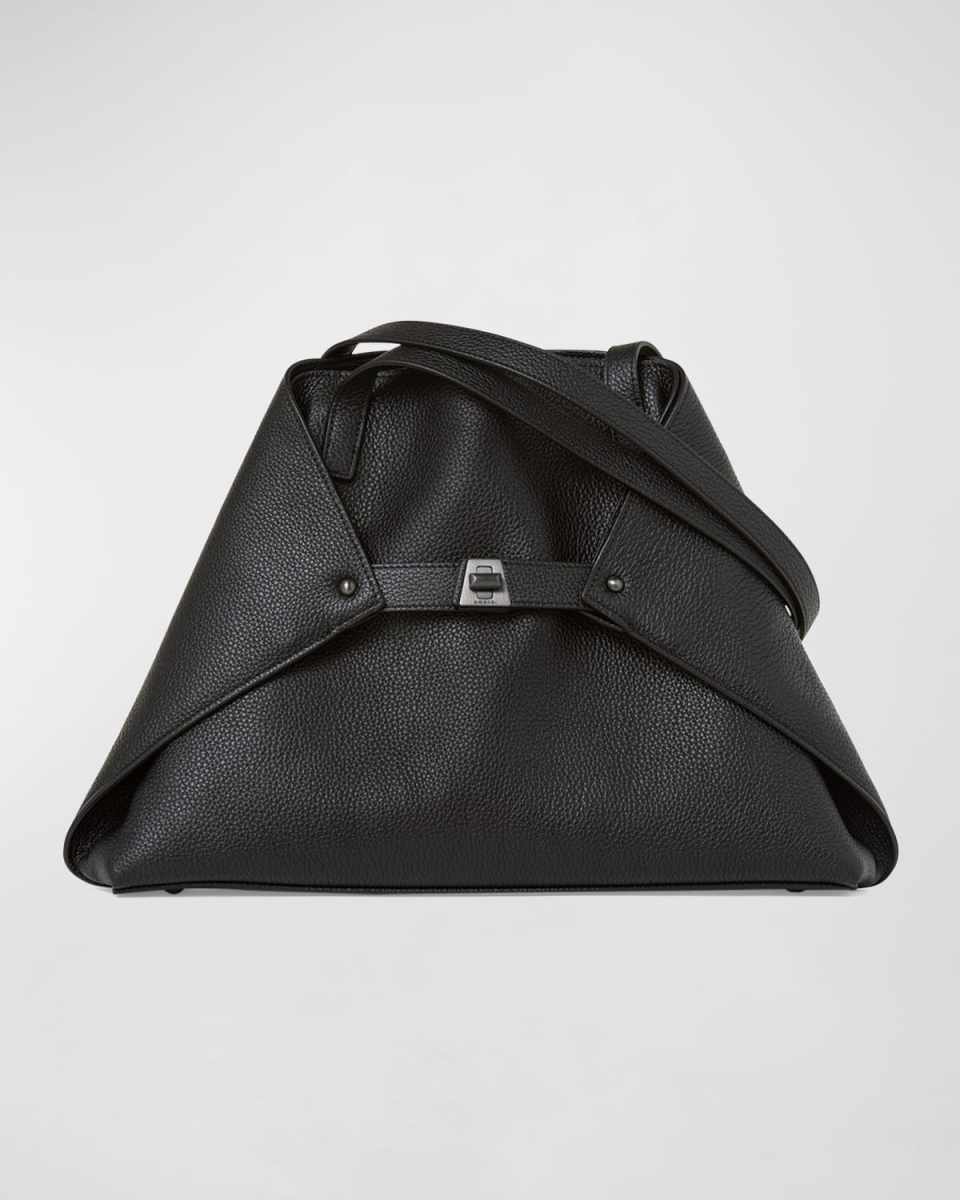 Ai Small Leather Shoulder Tote Bag