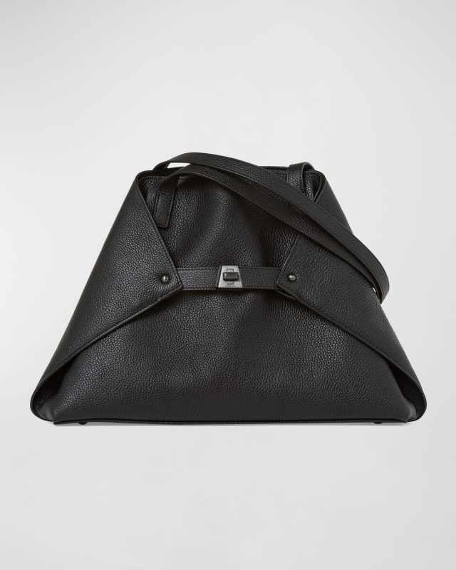 Ai Small Leather Shoulder Tote Bag
