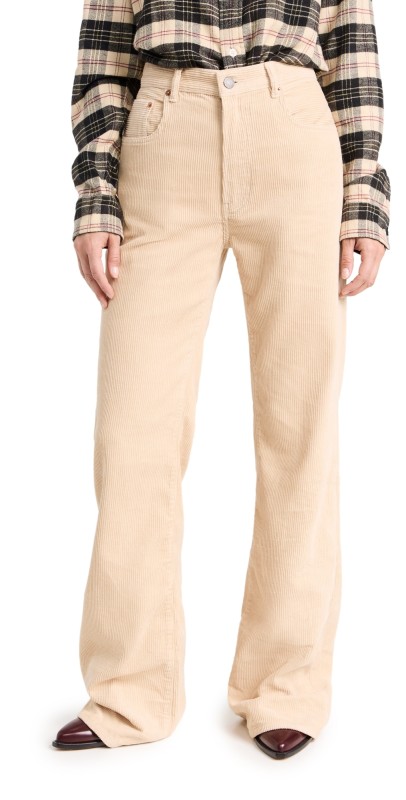 Denimist Dena Corduroy Pants Sand Corduroy