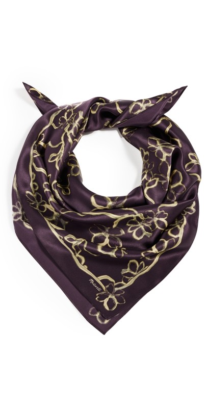 Madewell Oversized Silk Bandana Black Iris