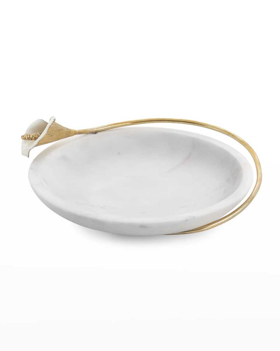 Calla Lily Marble Dish