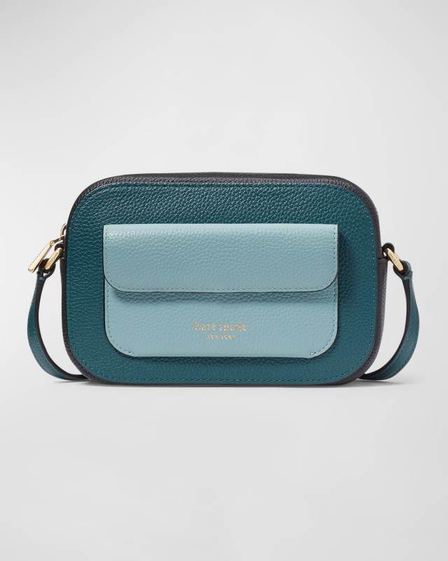 ava colorblock leather crossbody bag