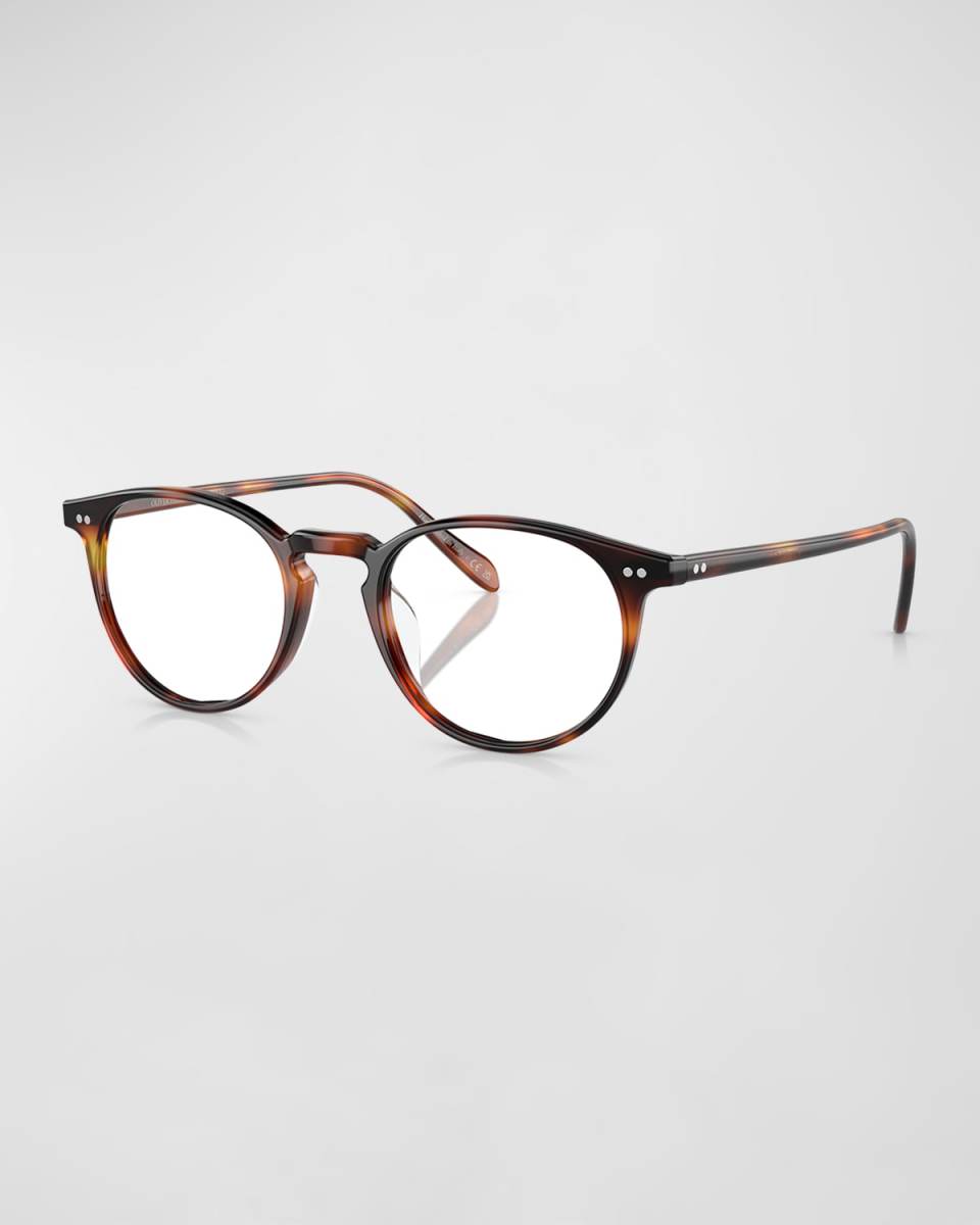 Riley Havana Acetate & Plastic Round Glasses