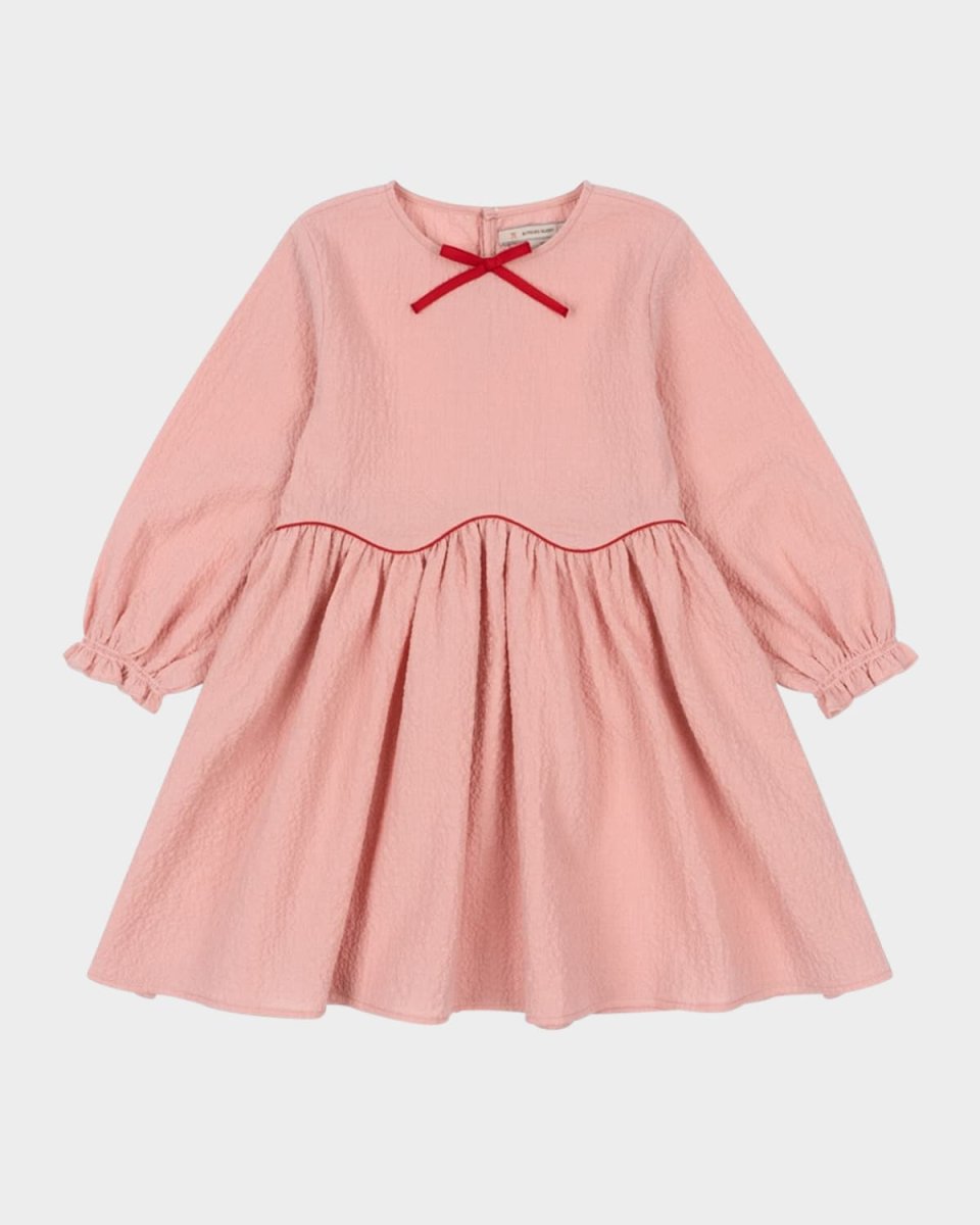 Girl's Ava Bow Dress, Size 12M-8