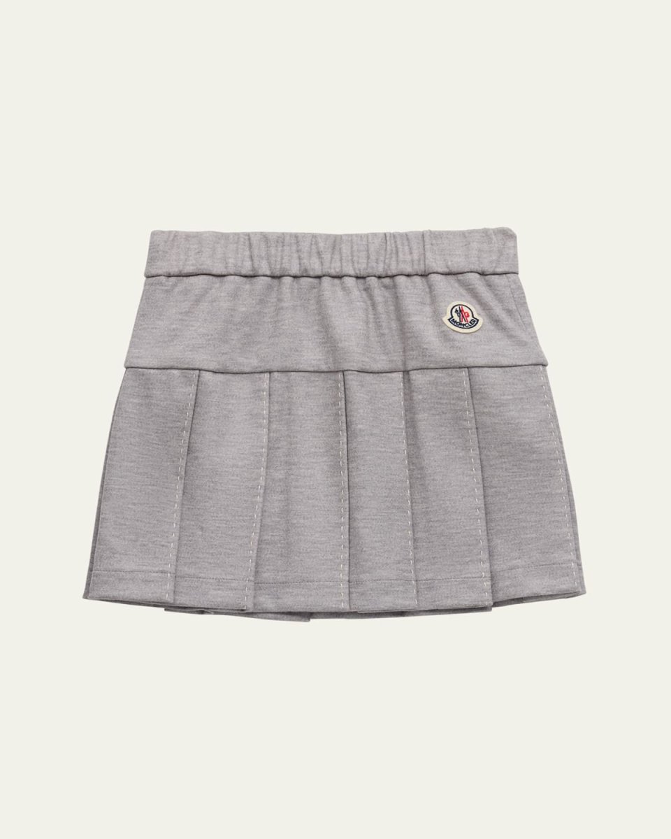Girl's Pleated Skirt W/ Logo Bell, Size 4-