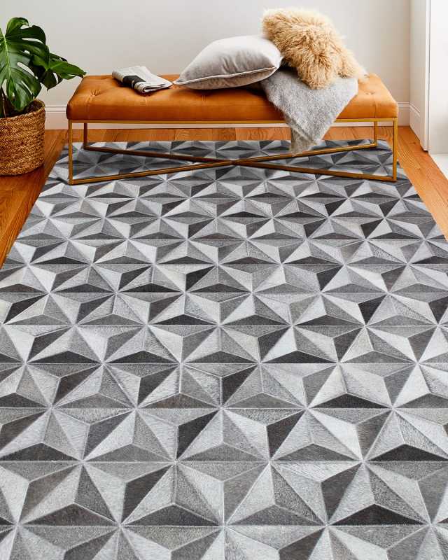 La Jara Hair on Hide Rug, 8' x 10'
