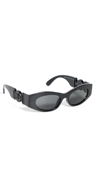 Versace Medusa Biggie Cat-Eye Sunglasses Black