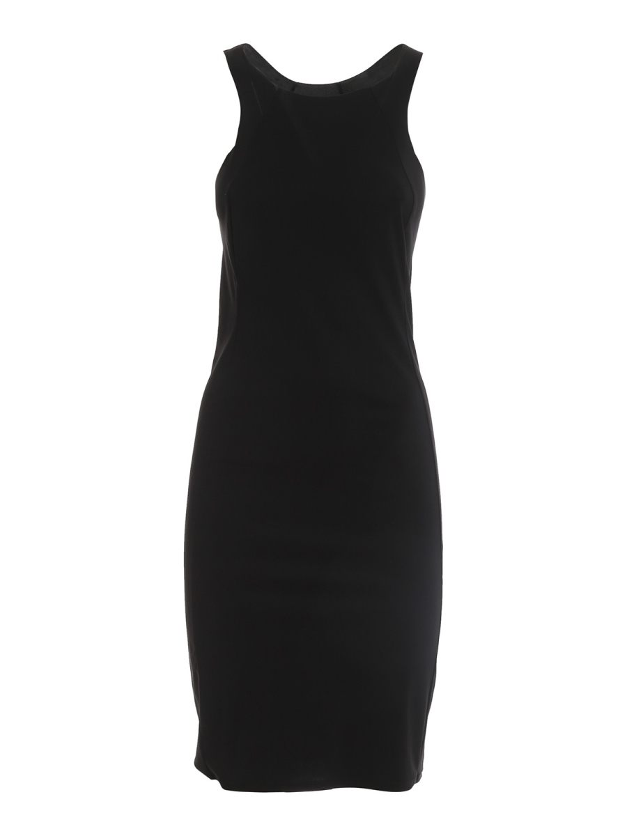 Patrizia Pepe Robe Au Genou - Noir