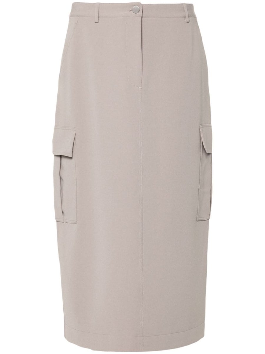 Relaxed cargo skirt