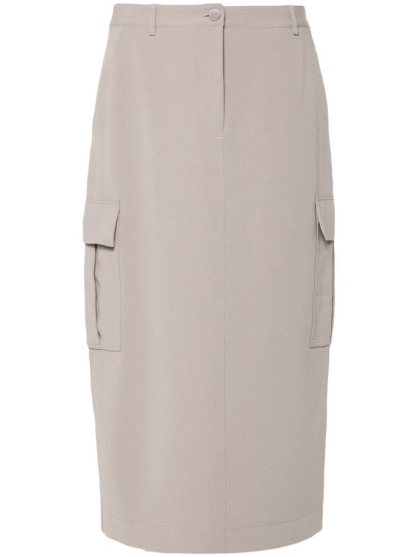 Relaxed cargo skirt