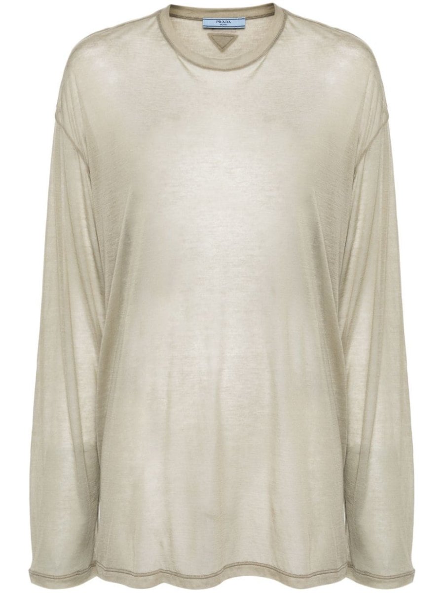 semi-sheer T-shirt