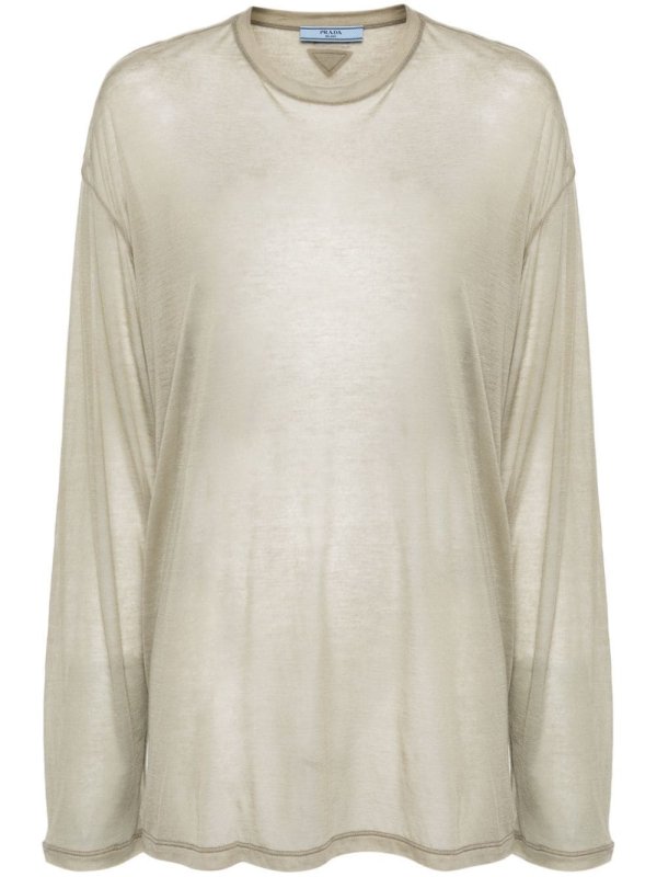 semi-sheer T-shirt