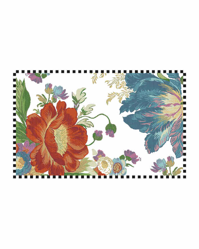 Flower Market Reflections Rug, 5' x 8' - Ivory