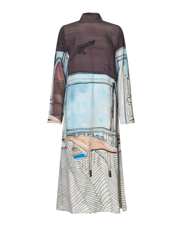Long Sleeve Midi Dress