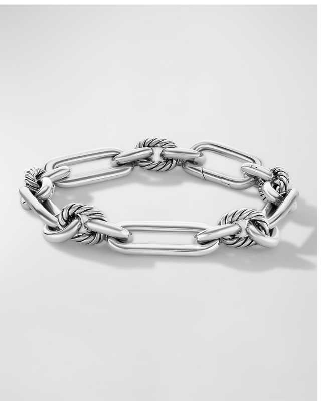 9.8mm Lexington Chain Bracelet in Silver