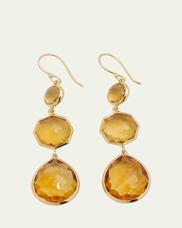 Small Crazy 8's Earrings in 18K Gold