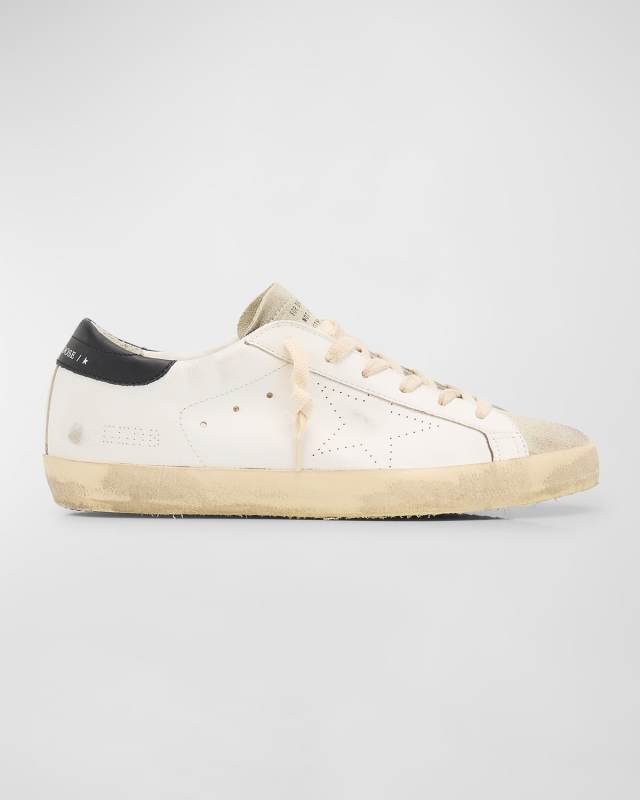 Superstar Mixed Leather Low-Top Sneakers