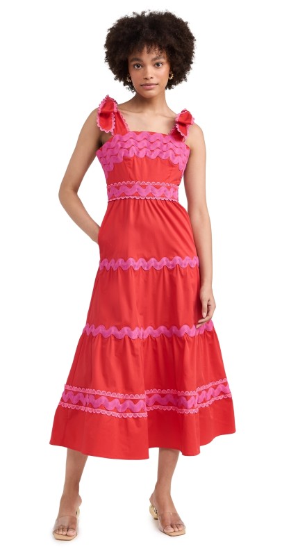 CeliaB Jade Dress Red