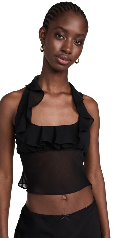 NIA Verbena Top Black