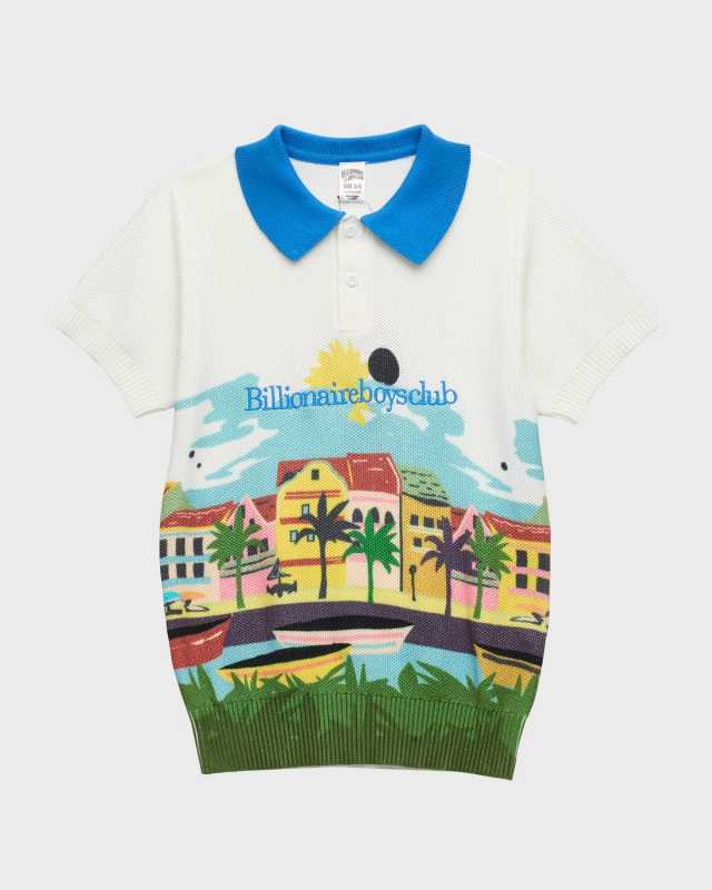 Boy's Palmas Printed Polo Shirt, Size 2-10